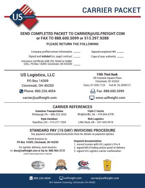 Joining PLS carrier network combines your. . Pepsi logistics carrier packet